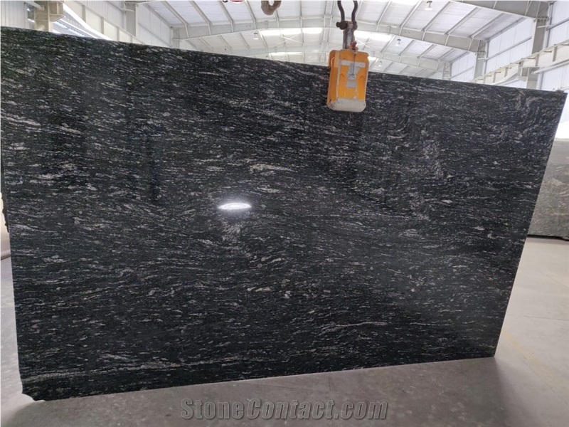 River Black Granite Slabs