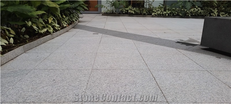 White Aurea Granite Tiles