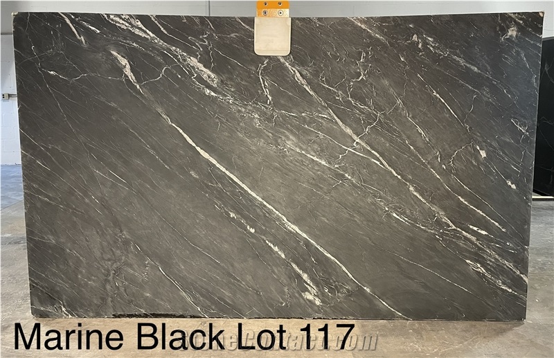Marine Black Phyllite Slabs (117)