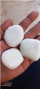 Decorative Pure White Marble Pebbles Decorative Pure White Marble Pebbles