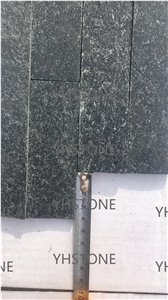 Black Natural Quartz Stacked Stone Veneer Wall Panels