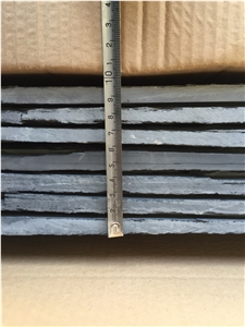Black Natural Slate Stacked Stone Thin Veneer Wall Panels