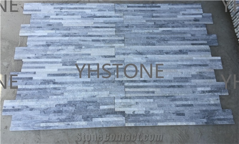 Cloud Grey Natural Stacked Stone Thin Veneer Wall Panels