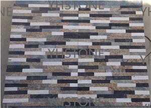 Mixed Natural Quartz Stacked Stone Veneer Wall Panels Mixed Natural Quartz Stacked Stone Veneer Wall Panels