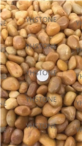 Natural Yellow Polished Pebble Stone Natural Yellow Polished Pebble Stone