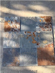 Rusty Natural Flooring Slate Paving Stone, Terrace Flooring