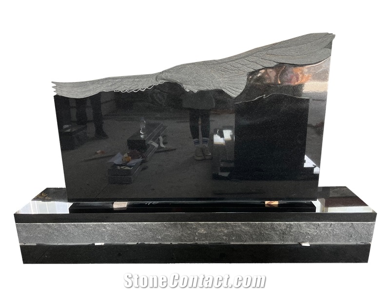 American Black Headstone08