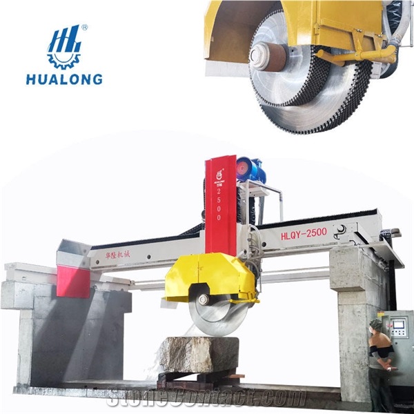 16Pcs Blade Stone Block Cutting Machine For Granite Marble Sandstone