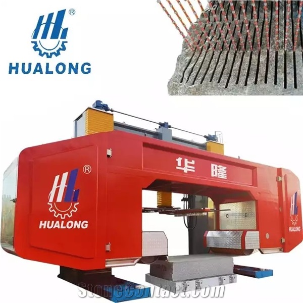 Marble Granite Block Cutting Multiwire Quarry Diamond Wire Saw Machine