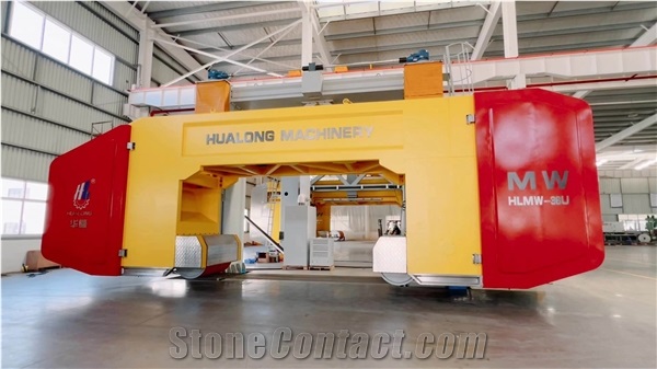 Marble Granite Block Cutting Multiwire Quarry Diamond Wire Saw Machine