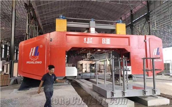 Marble Granite Block Cutting Multiwire Quarry Diamond Wire Saw Machine
