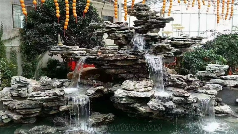 Rockery; Artificial Hill Rock Waterfall