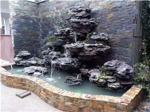 Rockery; Artificial Hill Rock Waterfall