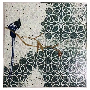Decoration Glass Mosaic Pattern For Bathroom Wall Tile