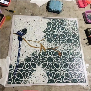 Decoration Glass Mosaic Pattern For Bathroom Wall Tile