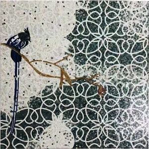 Decoration Glass Mosaic Pattern For Bathroom Wall Tile