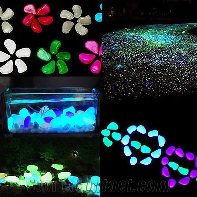 Decorative Transparent Colored Glass Pebbles