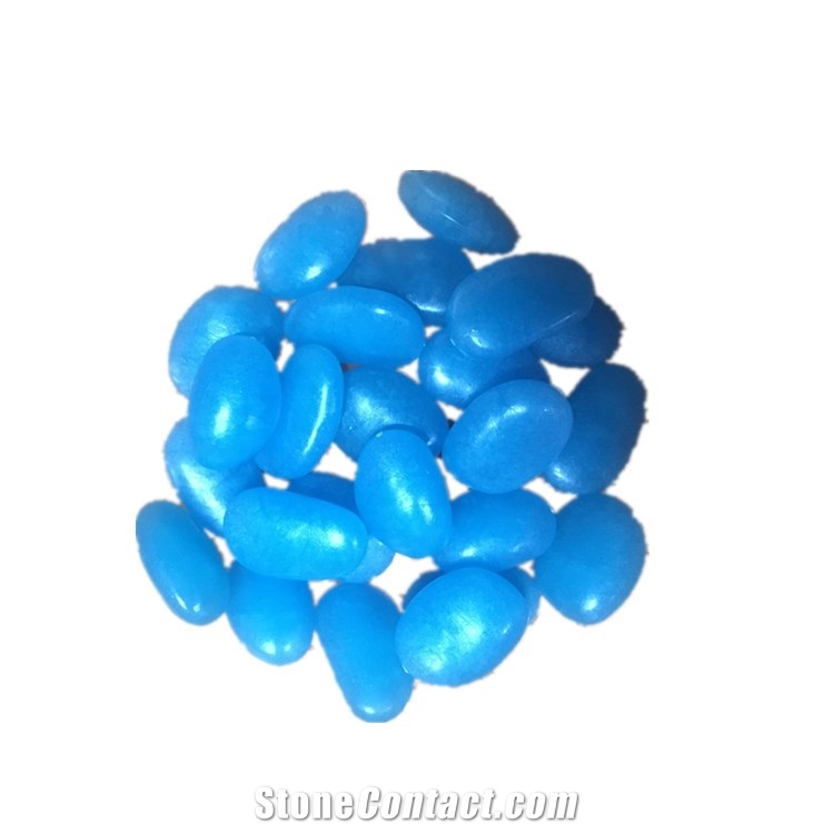 Glow In The Dark Blue Pebbles Wholesale For Sale