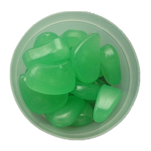 Glow In The Dark Garden Green Pebbles Glow Green Stones