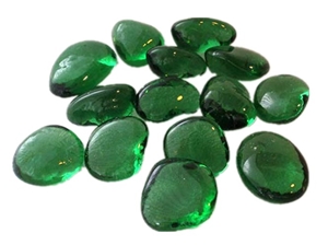 Glow In The Dark Garden Green Pebbles Glow Green Stones Rock