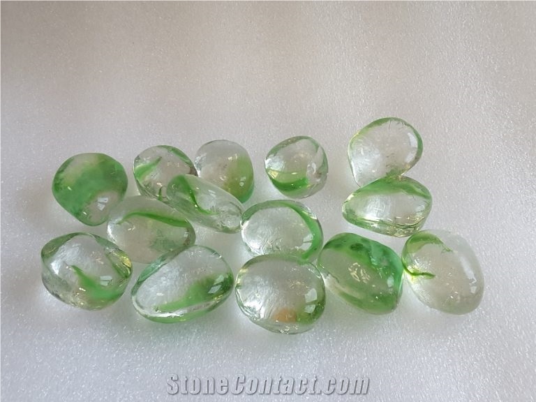 Glow In The Dark Garden Green Pebbles Glow Green Stones Rock