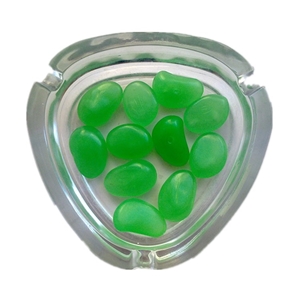 Glow In The Dark Garden Green Pebbles Glow Green Stones Rock