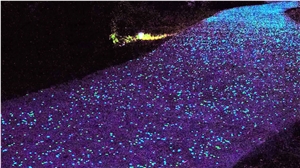 Glow In The Dark Purple Pebbles Stones Wholesale
