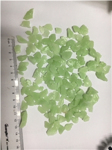 Glowing In The Dark Garden Green Crush Pebbles Stone