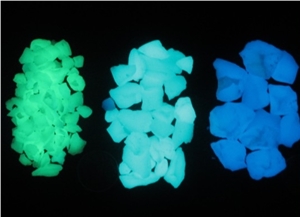 Glowing In The Dark Garden Green Crush Pebbles Stone