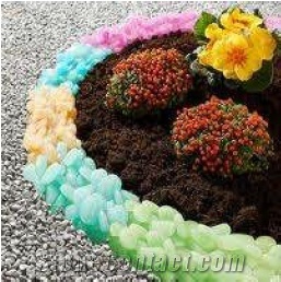 Glowing In The Dark Garden Green Crush Pebbles Stone