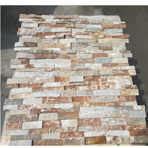 Cheaper Pink Quartzite Outdoor  Thin Stone Veneer