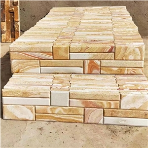 Cheaper Pink Quartzite Outdoor  Thin Stone Veneer