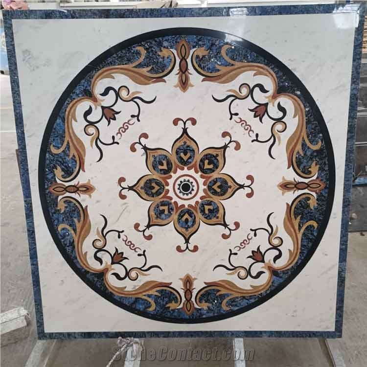 Custom Natural Stone Luxury Stone Waterjet Medallions