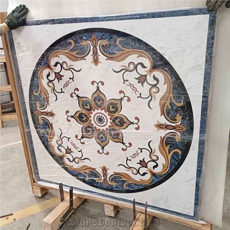 Custom Natural Stone Luxury Stone Waterjet Medallions