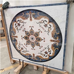 Custom Natural Stone Luxury Stone Waterjet Medallions