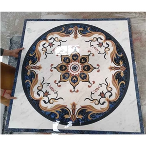 Custom Natural Stone Luxury Stone Waterjet Medallions