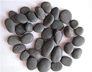 Dark Grey Black Pebble Stone For Garden