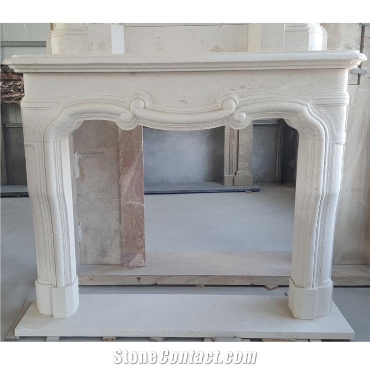 Hot Sale Carrara White Marble Fireplace Surrounds