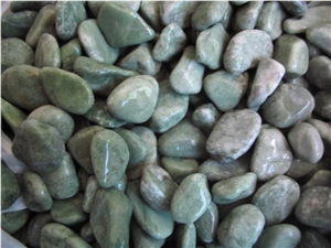 Polished Green Pebble Green Garden River Pebbles