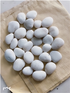 Small Snow White Pebbles Stone For Garden