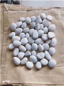 Small Snow White Pebbles Stone For Garden