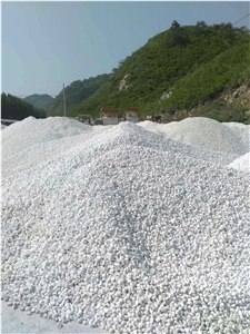 Small Snow White Pebbles Stone For Garden