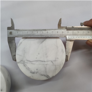 Wholesale Natural White Marble Salt Container