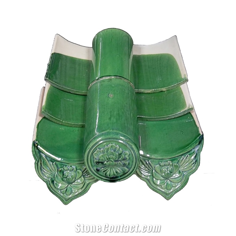 Roof Decoration Chinese Temple Arch Glazed Roof Tiles