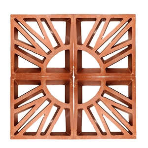 Terracotta Hollow Decorative Brick Wall Breeze Blocks