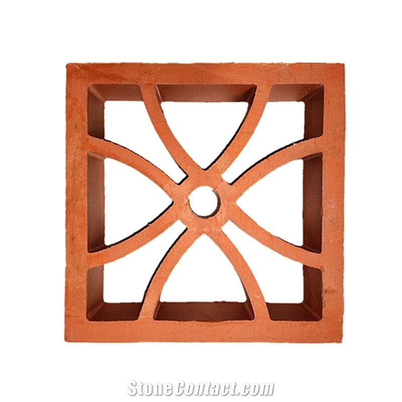 Terracotta Hollow Decorative Brick Wall Breeze Blocks