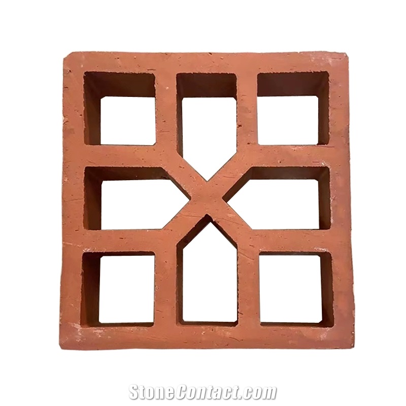Terracotta Hollow Decorative Brick Wall Breeze Blocks