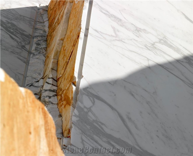 Bianco Statuario Marble Blocks