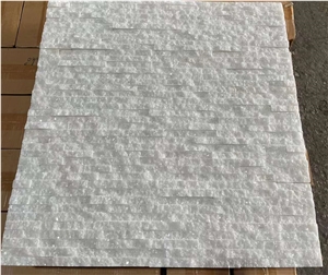 Natural White Quartize Culture Stone Wall Veneer