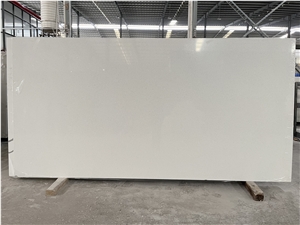 Factory Price White Quartz Slab With Particles